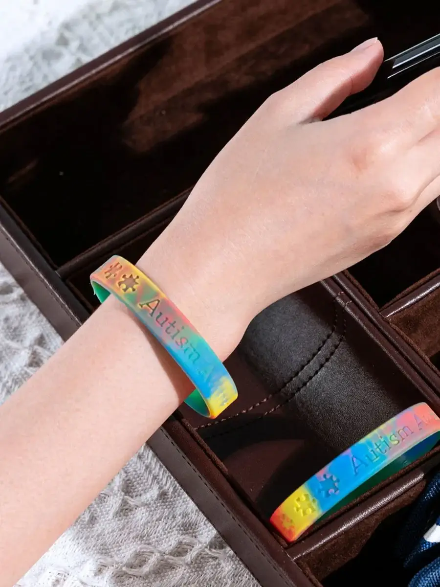 Autism Awareness Silicone Bracelet Wristbands