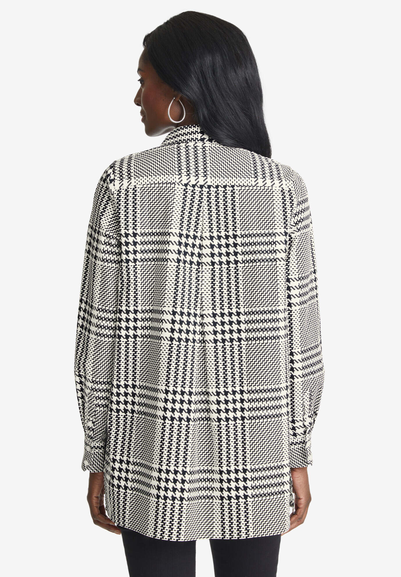 Stretch Poplin Tunic
