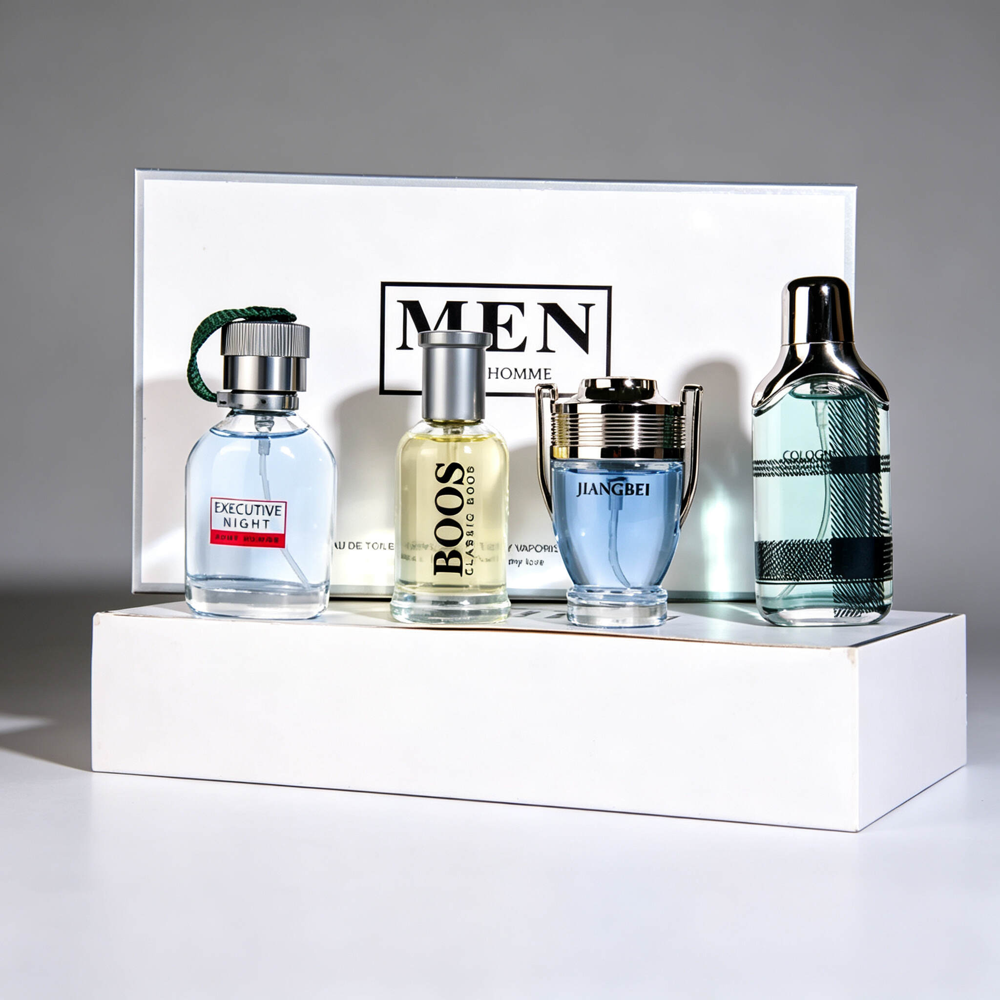 4 Pcs 25ml Refined Gentleman  Men Eau de Toilette Gift Set