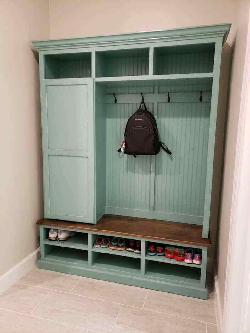 FORT MYERS Entryway bench with storage