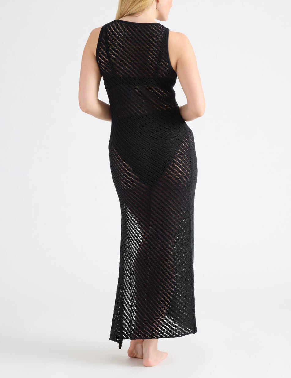 Crochet-Knit Beach Dress