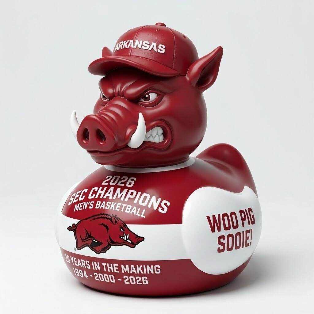 26 UA Razorback Men's Basketball SEC Champions Commemorative Figurine