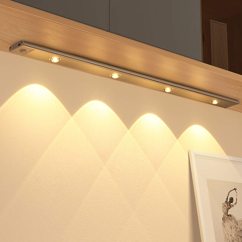1pc Ultra-thin LED Human Body Sensor Light Rechargeable Cabinet Light Strip