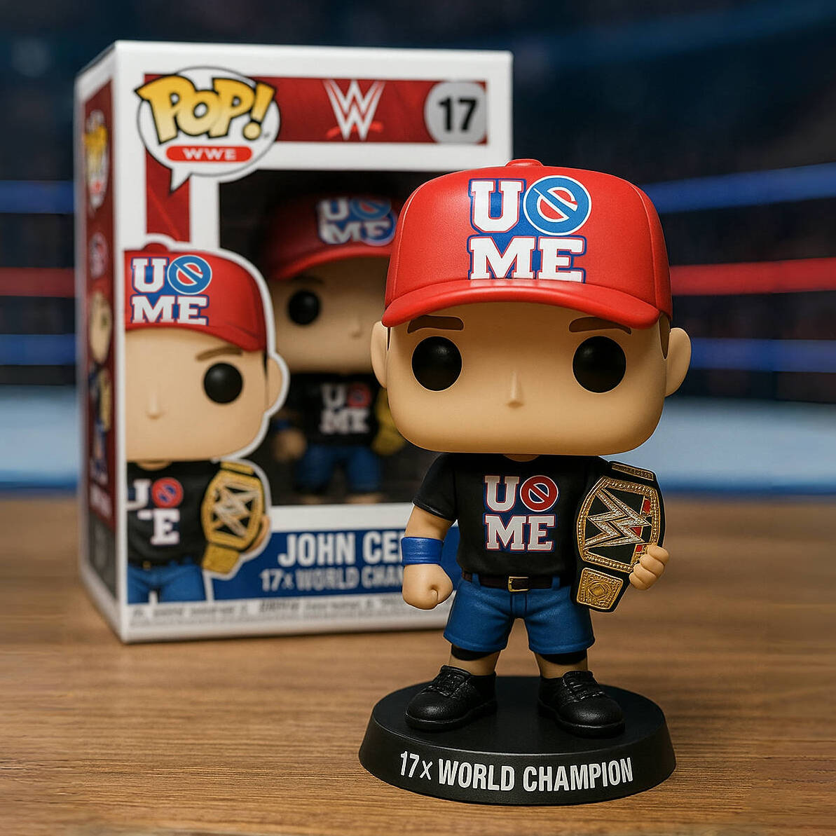 John Cena 17× World Champion Funko Pop!