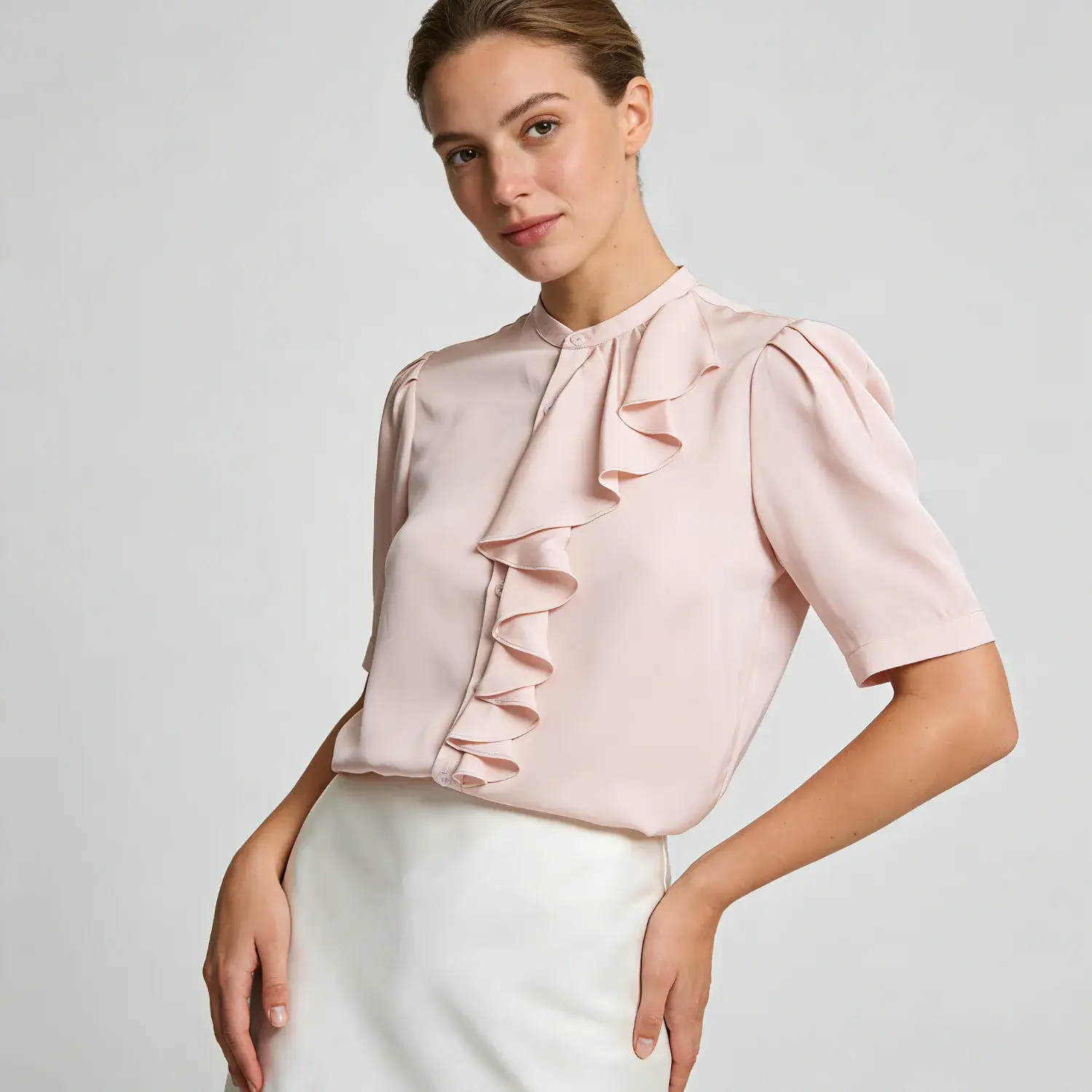 Summer Chic Silk Shirt for Women