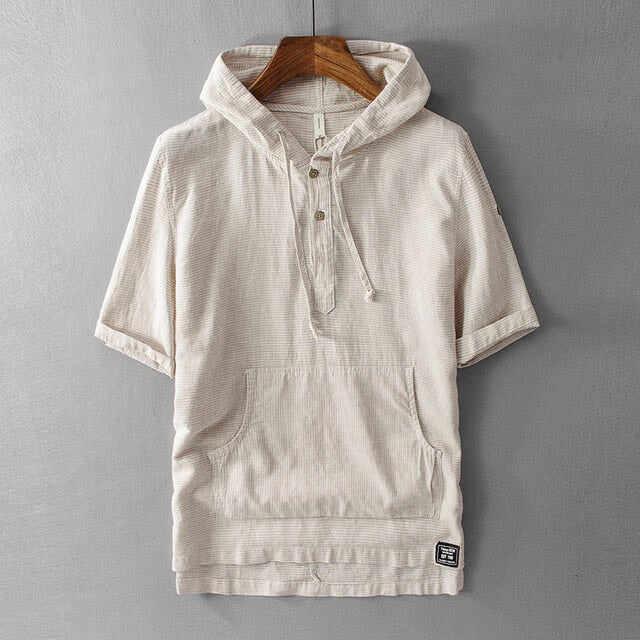 Harding Hooded Linen Shirt