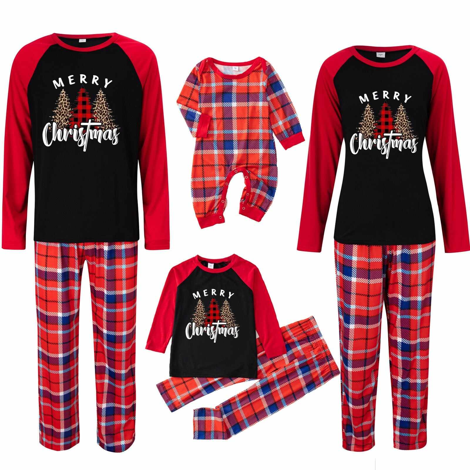 Family Matching Pajamas Set Merry Christmas