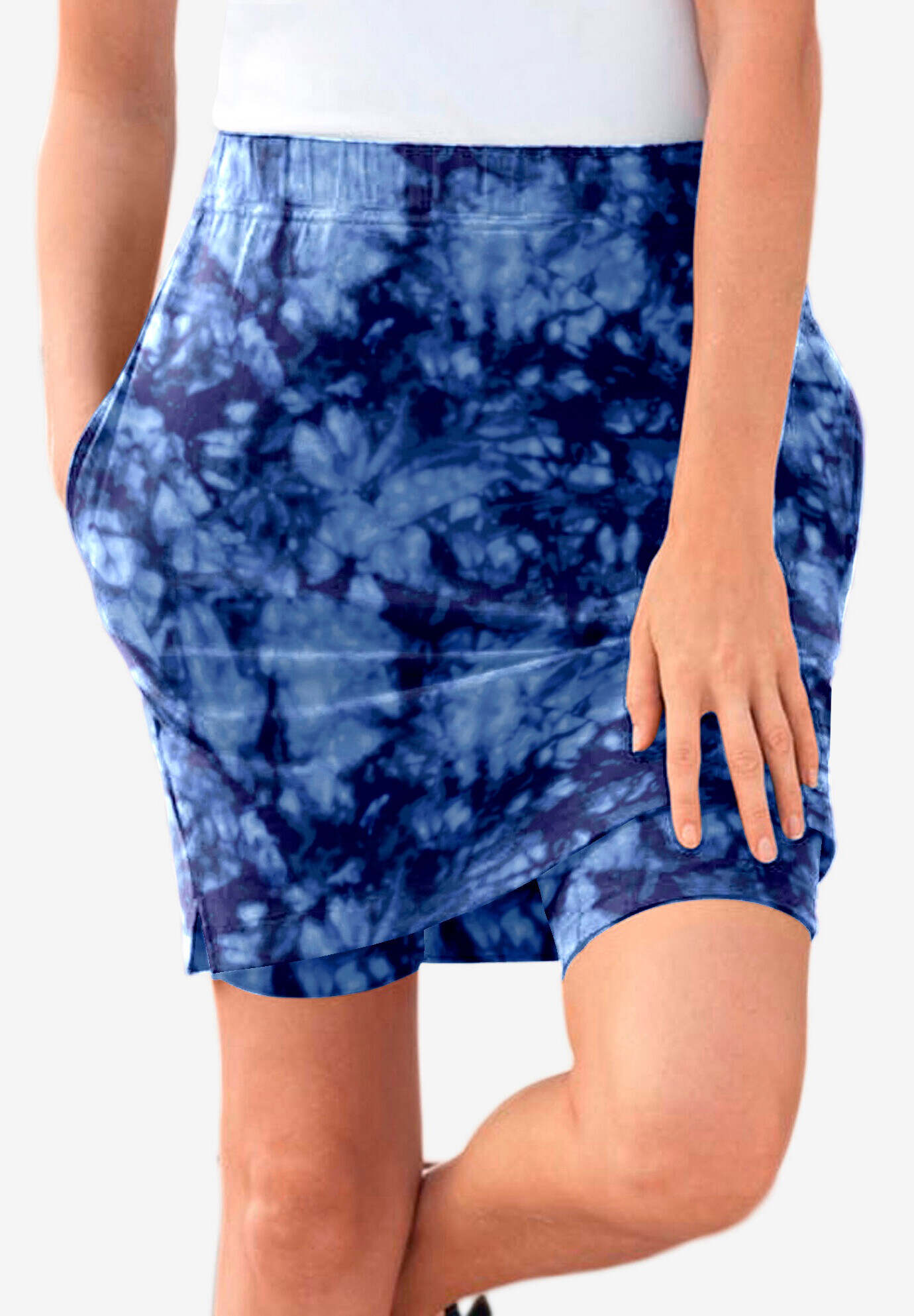 Stretch Cotton Skort