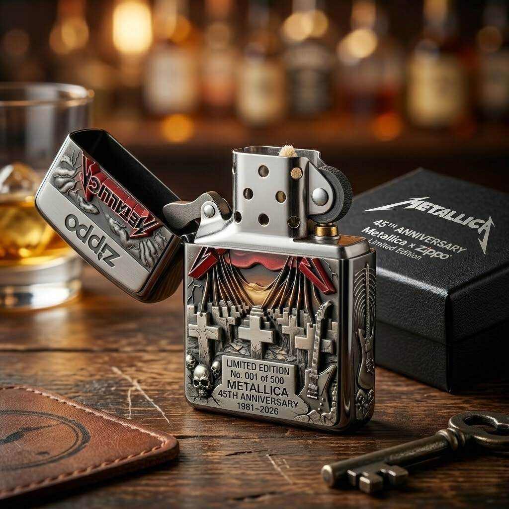 Metallica 45th Anniversary Zippo