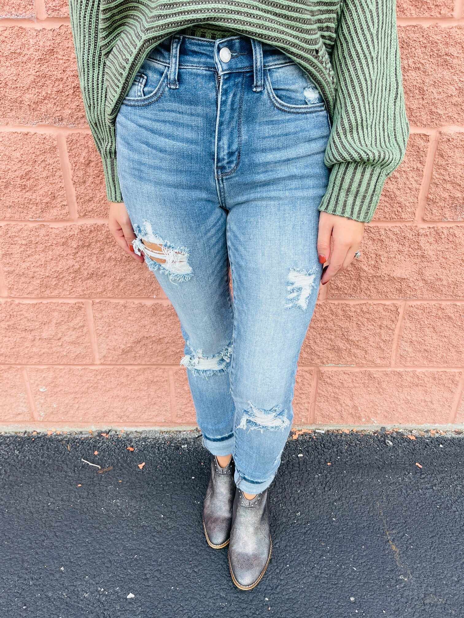 Plus/Reg Stand Tall 34 Inch Inseam Skinny Jeans