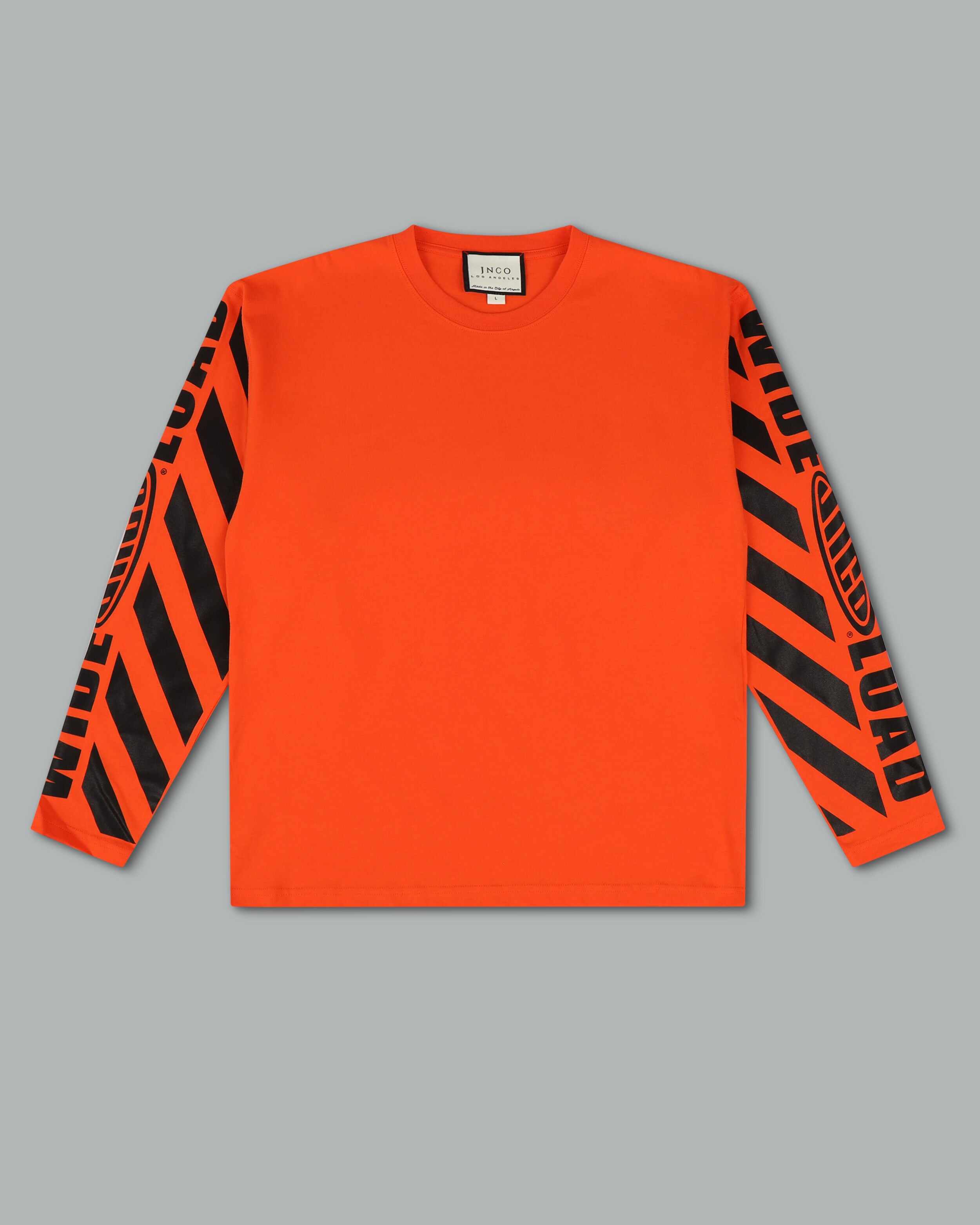 Wide Load Long Sleeve Tee. Orange.