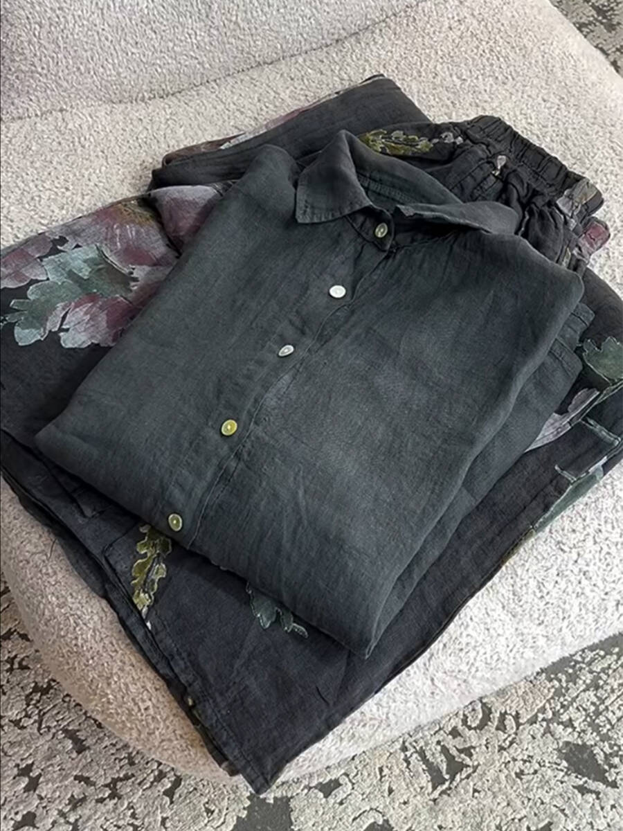 🔥Summer Arrivals🌟Women's Cotton and Linen Casual Shirt