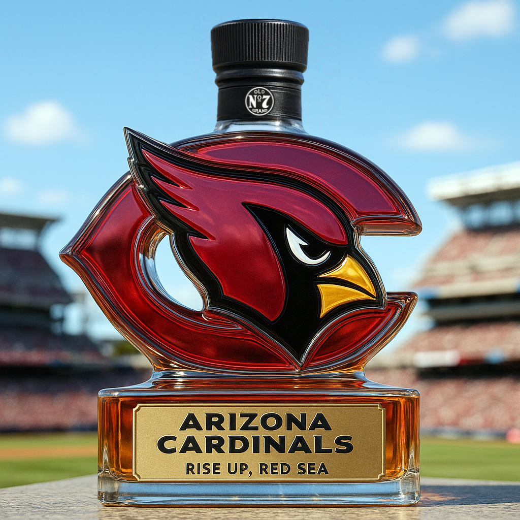 Arizona Cardinals Limited Edition Whiskey Bottle
