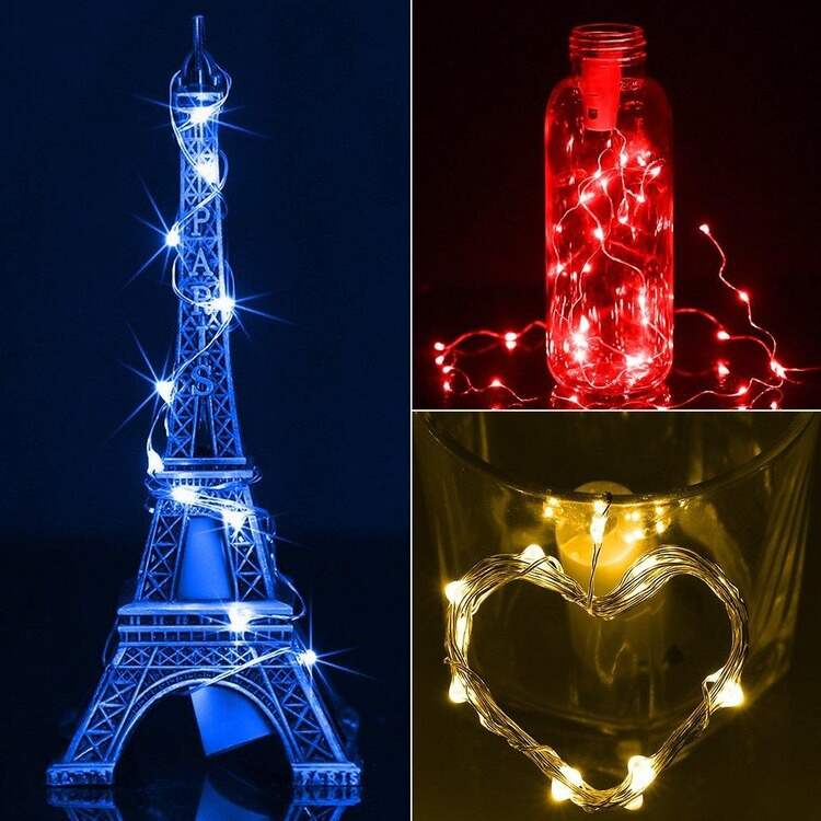 Led Wine Bottle Cork Fairy Lights