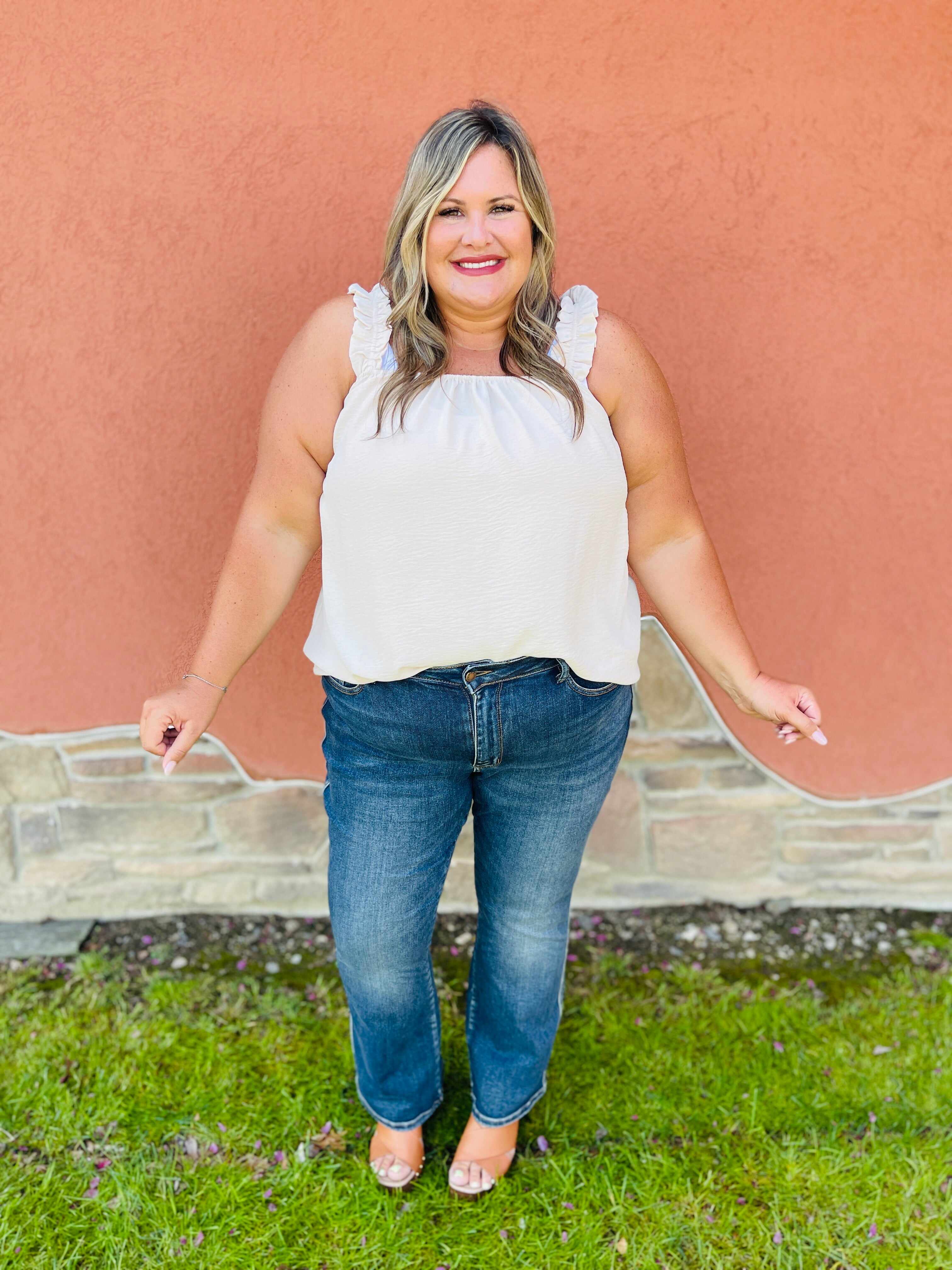 REG/CURVY Can't Compete Midrise Bootcut Jeans
