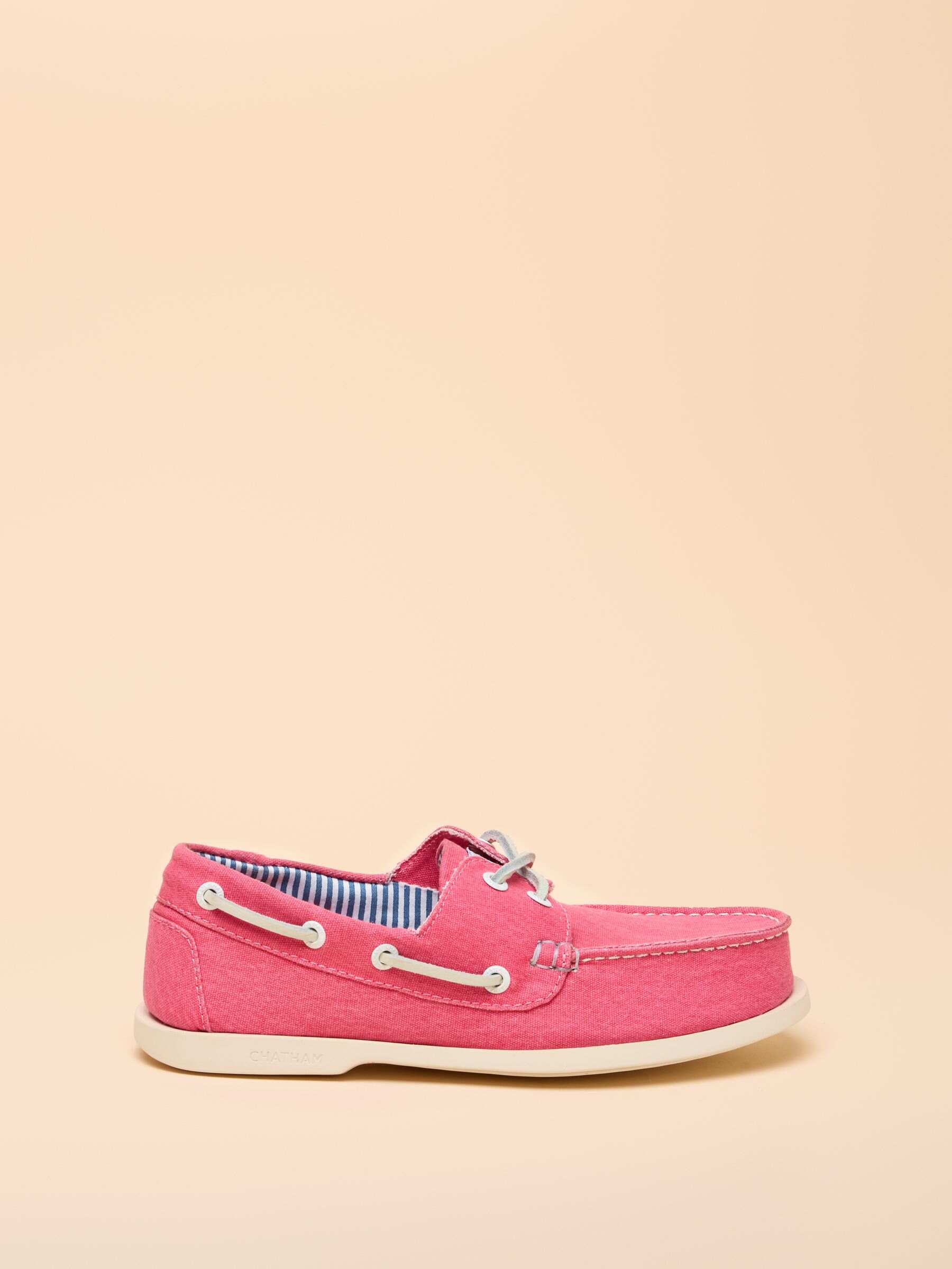 Joules X Chatham Yellow Jetty Deck Shoes