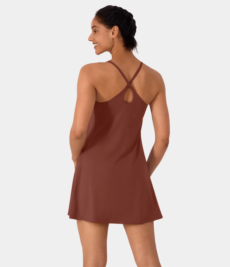 🔥Flash Sale🔥Softlyzero Plush Backless Active Dress-Easy Peezy