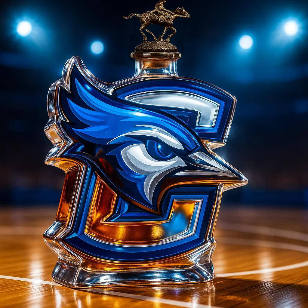 Creighton Bluejays Whiskey Bottle