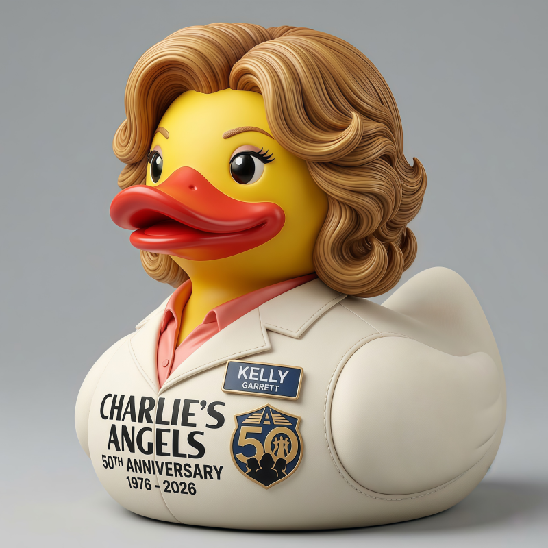 Charlie's Angels 50th Anniversary Commemorative Duck