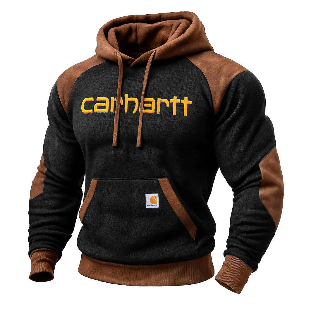Men's Vintage Western Cowboy Embroidered Hoodie