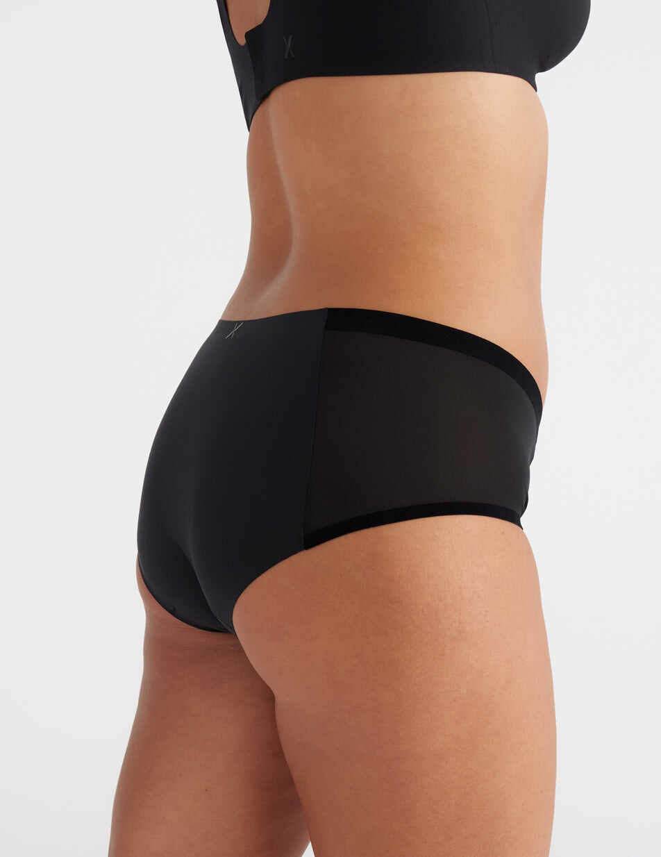 Light Leakproof No-Show Mesh Boyshort