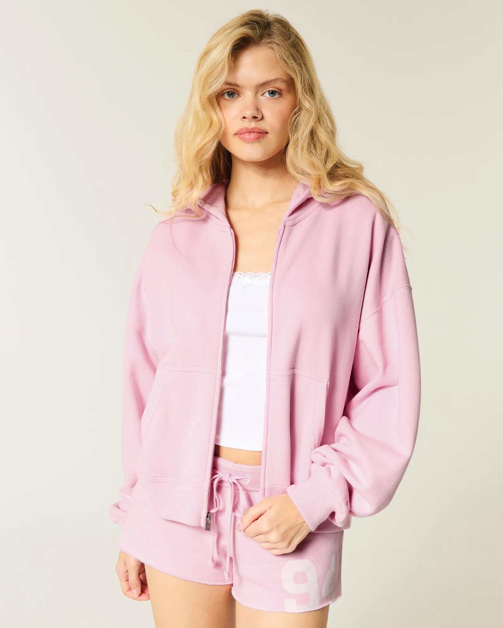 Oversized Zip-Up Hoodie