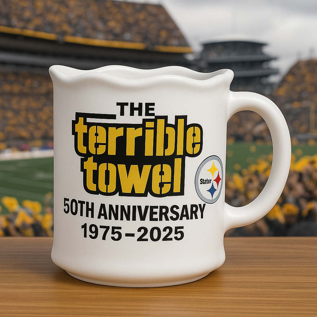 ‘Terrible Towel’ Mug - 50th Anniversary