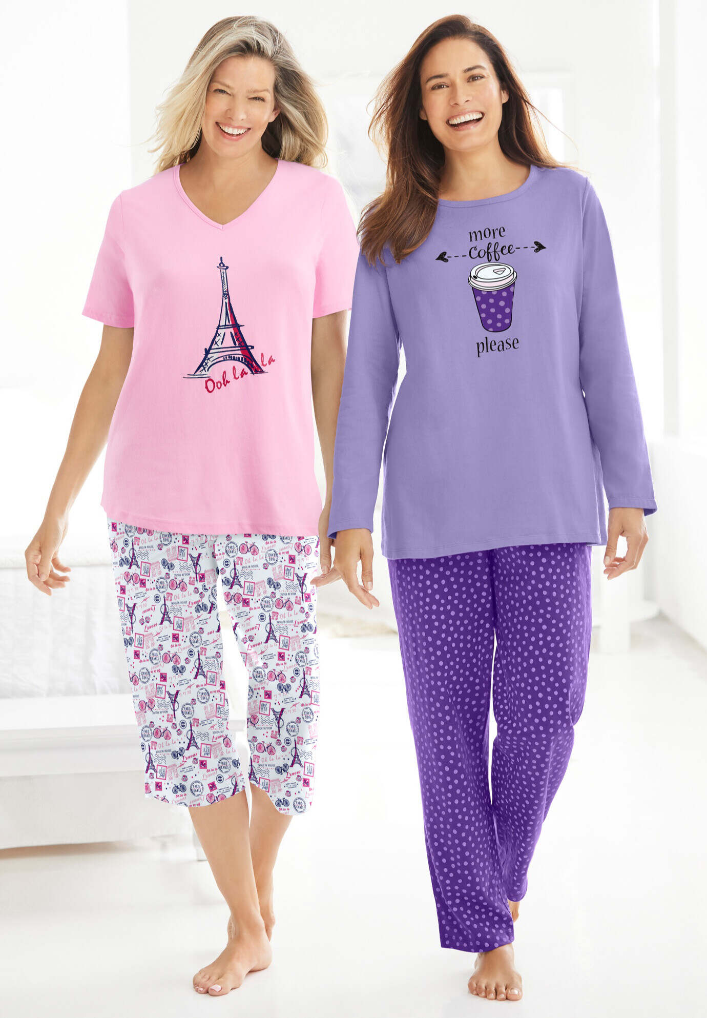 2-Piece Capri PJ Set