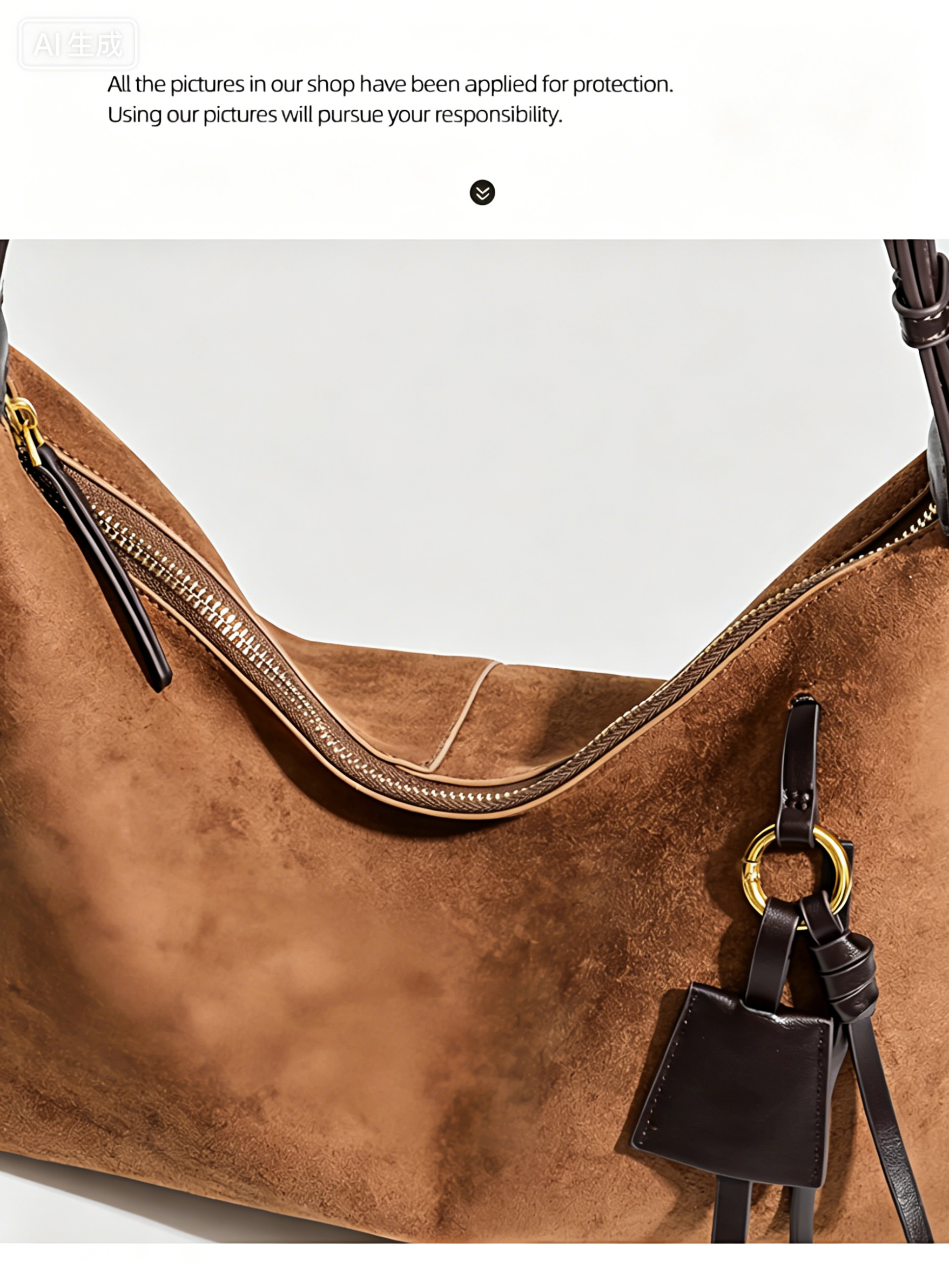 Fashionable women handbag with classic design