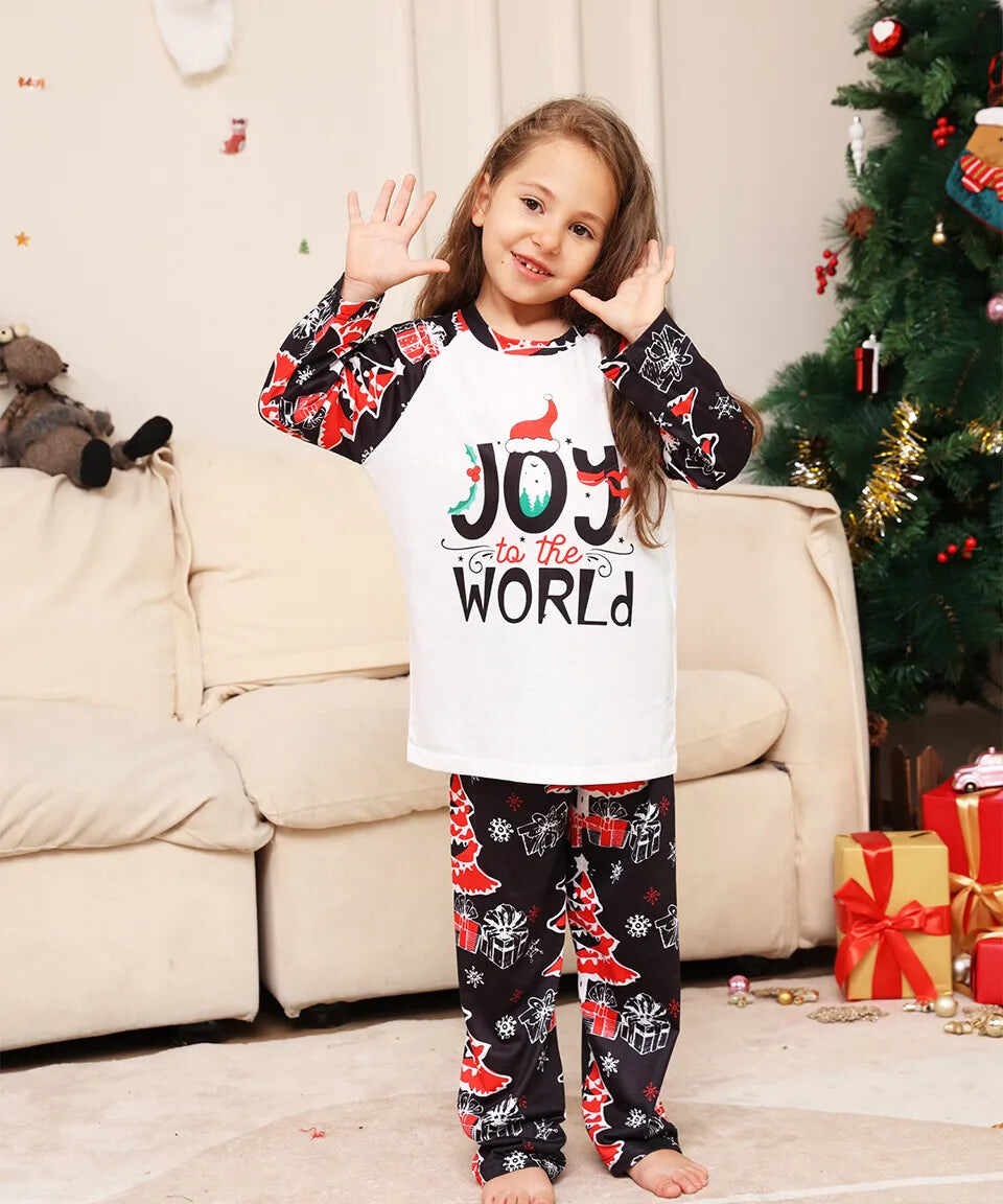 Joy To The World Matching Christmas Pajamas