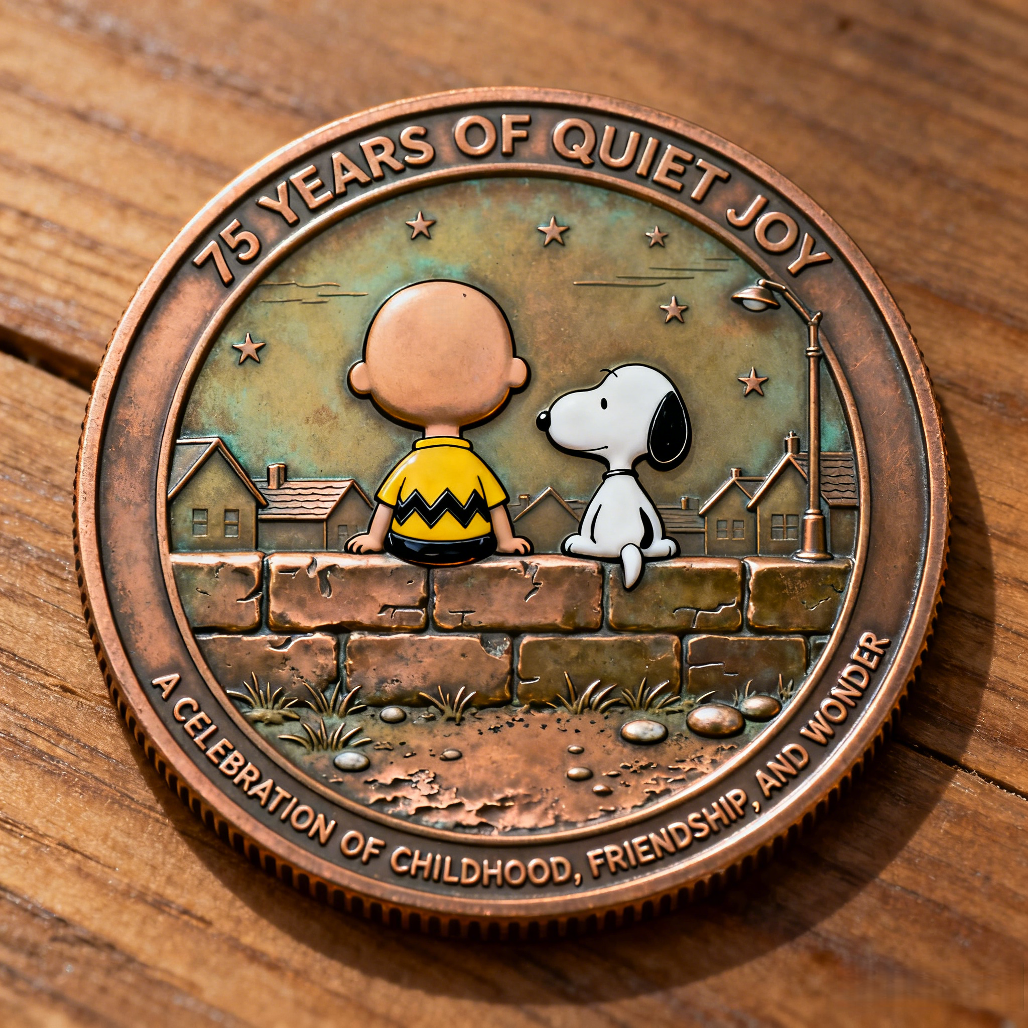 SNPY 75 Years of Quiet Joy Commemorative Coin