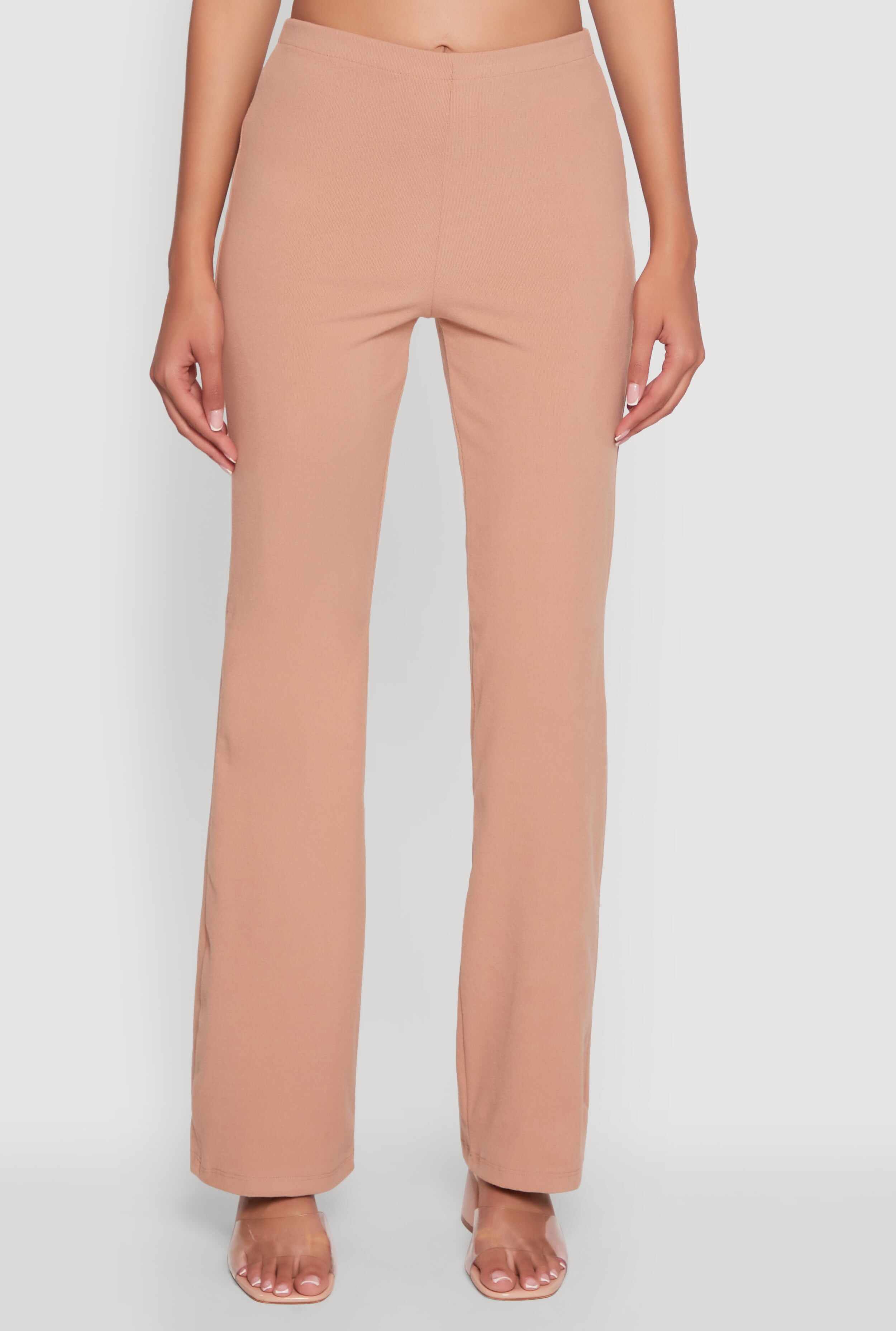 Haute Monde Brushed Knit Boot Cut Pants