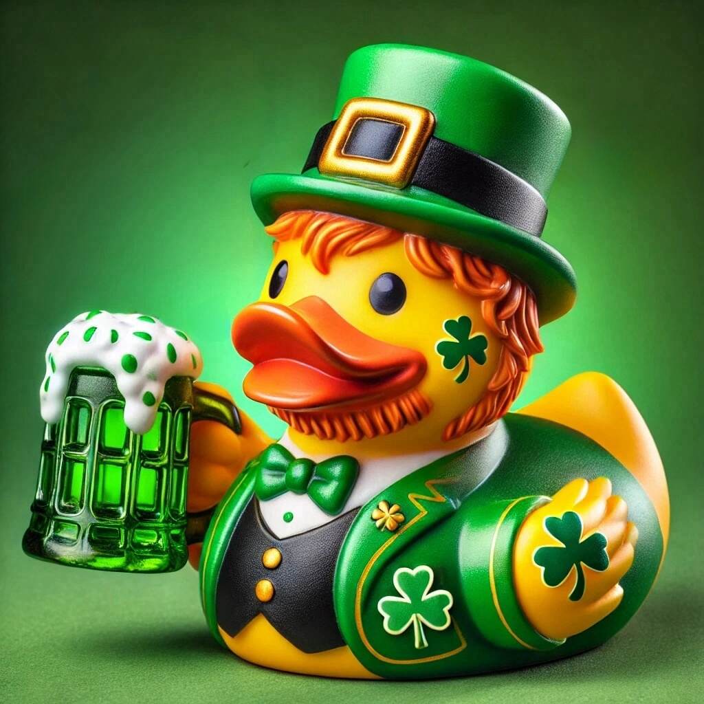 St Patrick's Day Duck