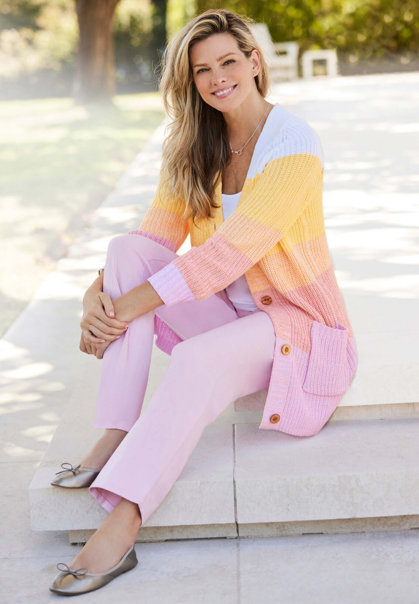 Ombre Shaker Cardigan