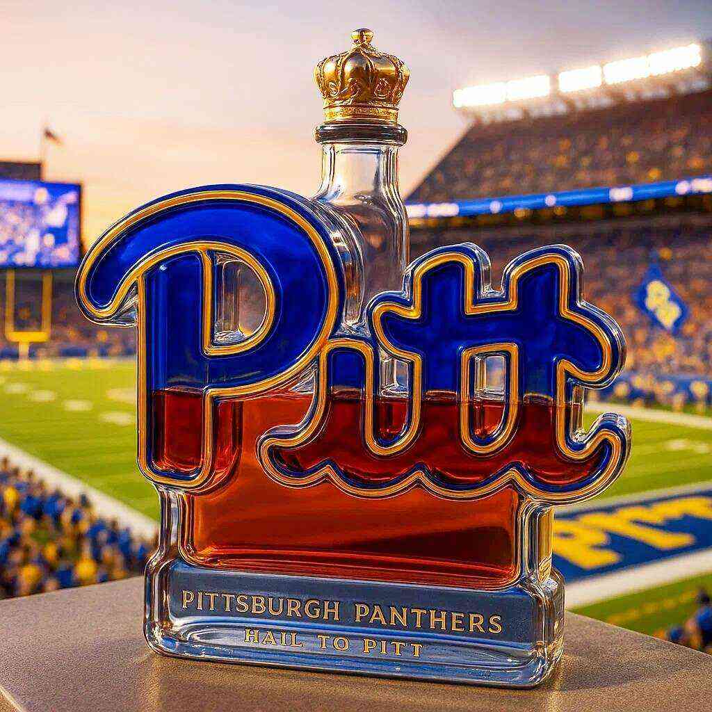 Pittsburgh Panthers Limited Edition Whiskey Bottle