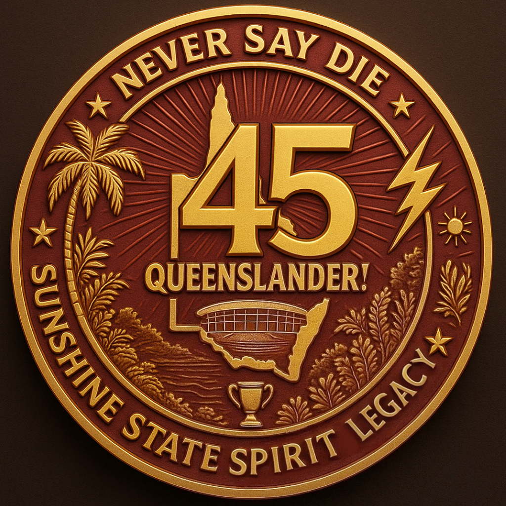 Queensland Maroons 45th Anniversary Commemorative Coin