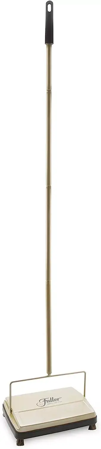 Fuller Brush 17027 Carpet & Floor Sweeper- Mini Stick Cleaner For Hardwood Surfaces, Wood Floors, Laminate, Tile- Small & Portable For The Home Or Office - Cleans Dust Pet Hair- Electrostatic & Silent