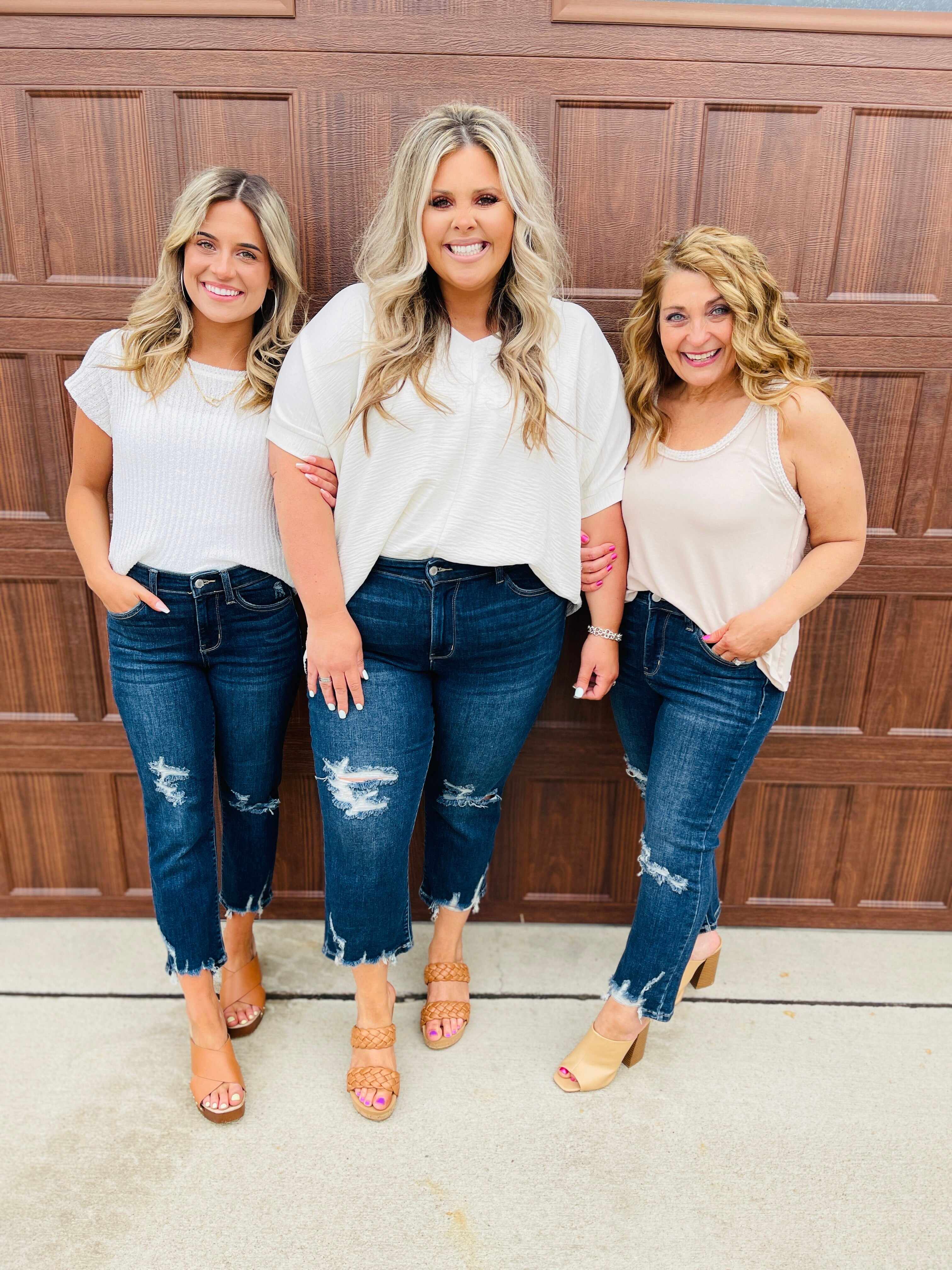 REG/CURVY Can't Crop Me Straight Jeans