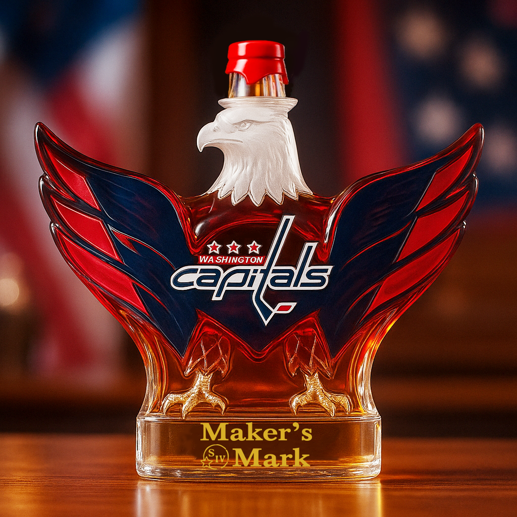 Washington Capitals Whiskey Bottle