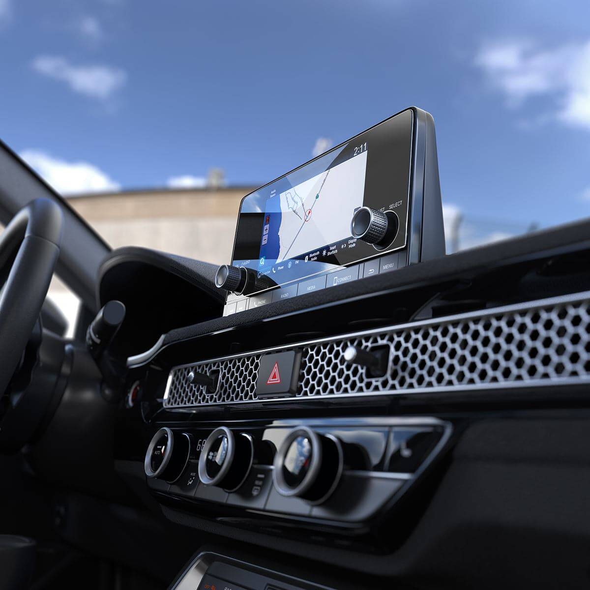 Honda Models - Screen Protector GLAS.tR SLIM | Anti-Glare