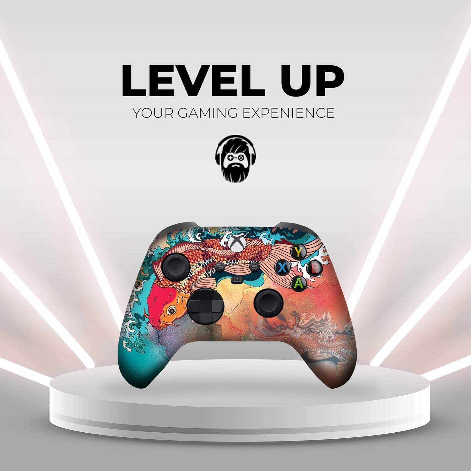 DreamController Original X-box Wireless Controller Special Edition Customized Compatible with X-box One S/X-box Series X/S & Windows 10 Made with Advanced HydroDip Print Technology(Not Just a Skin)