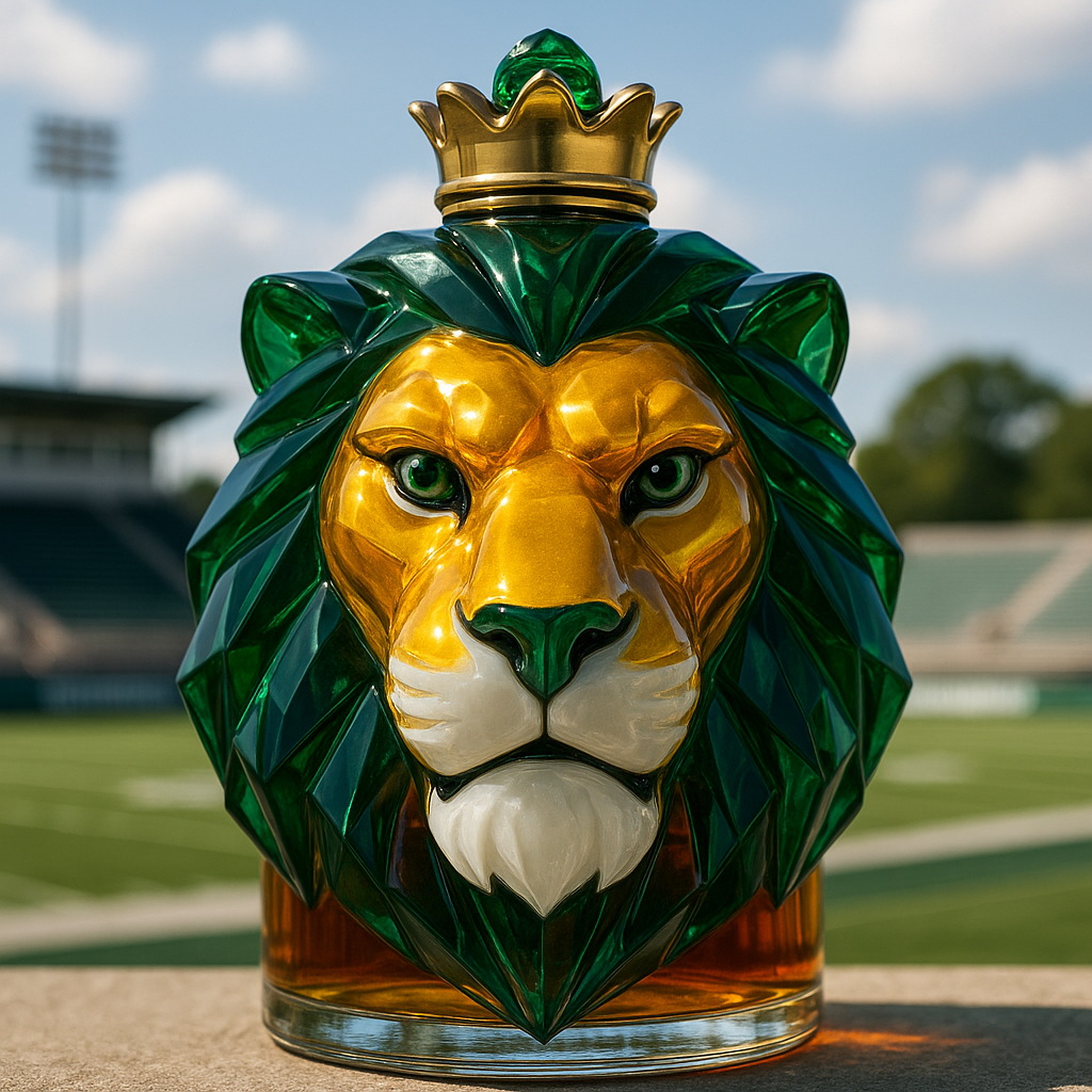 Southeastern Louisiana Lions Whiskey Bottle