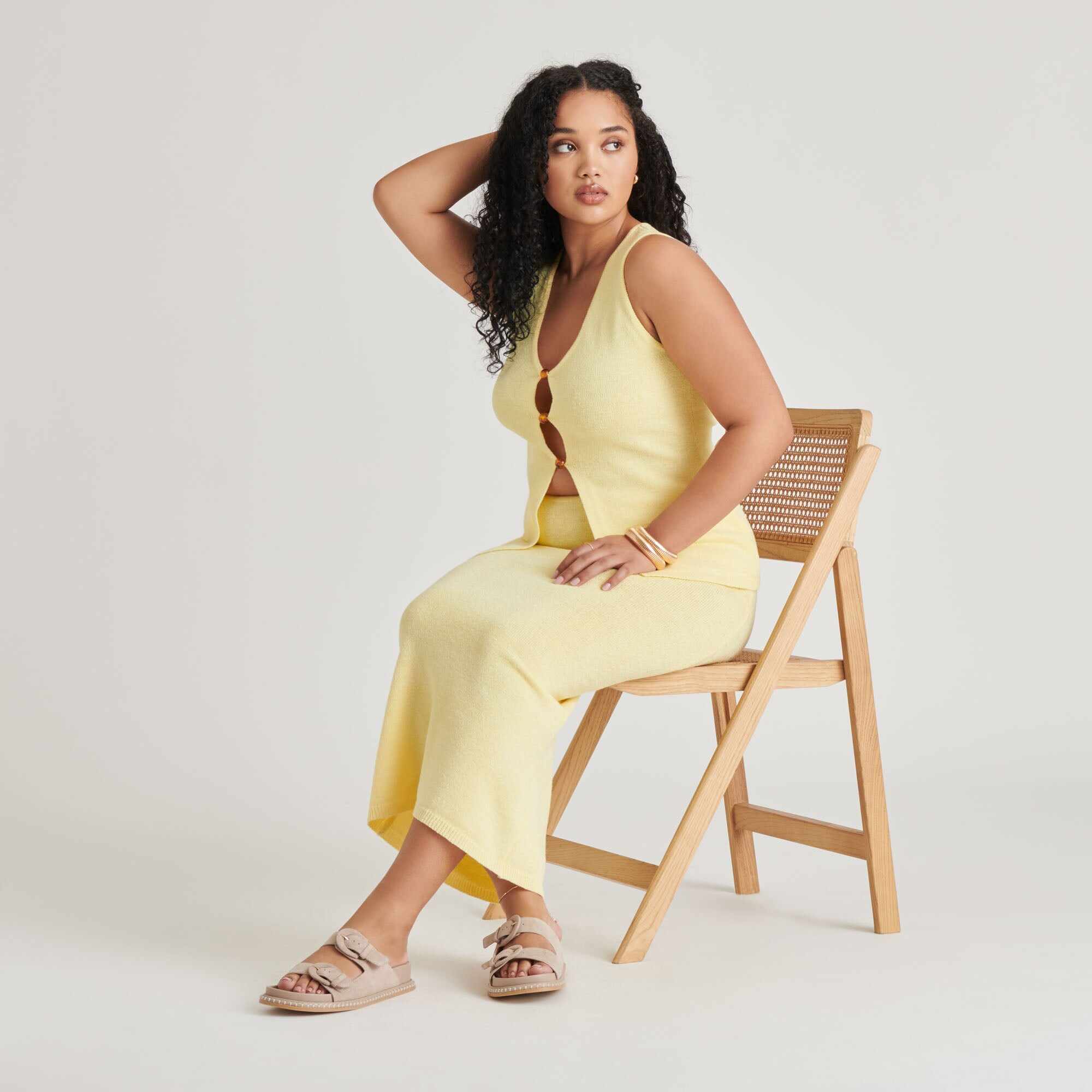 SHAUNY SANDALS DK TAUPE SUEDE