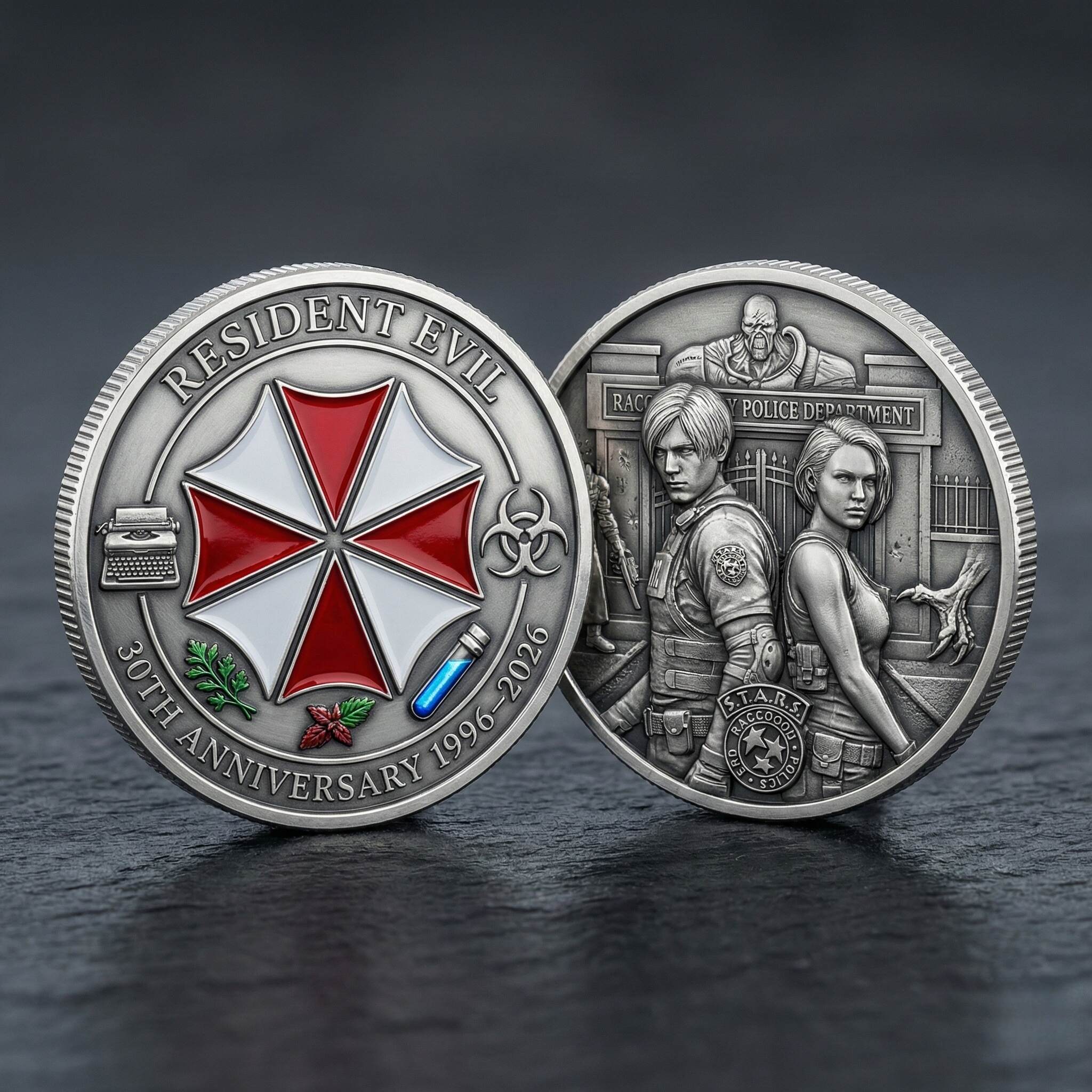 Resident Evil 30th Anniversary Umbrella Outbreak Commemorative Coin