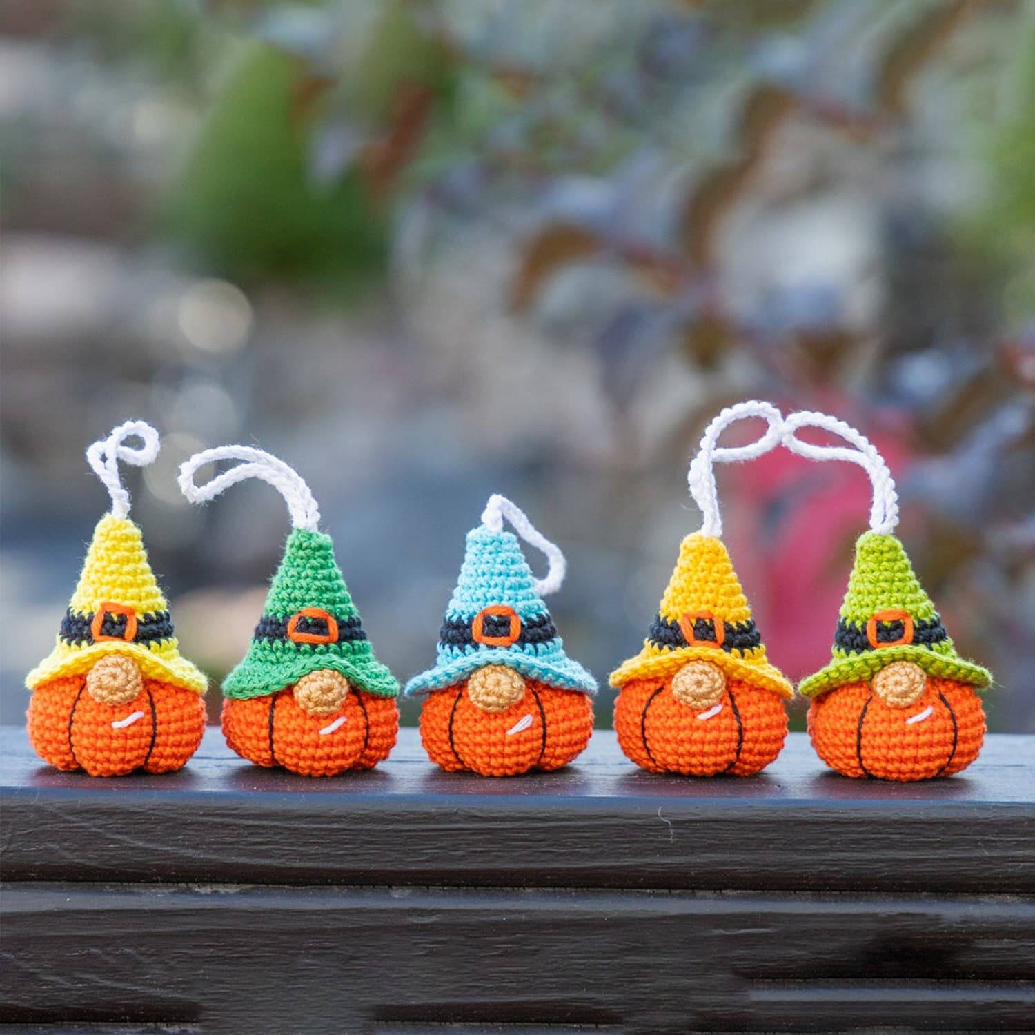Handmade Crochet Gnome pumpkin | Halloween Gift🎁