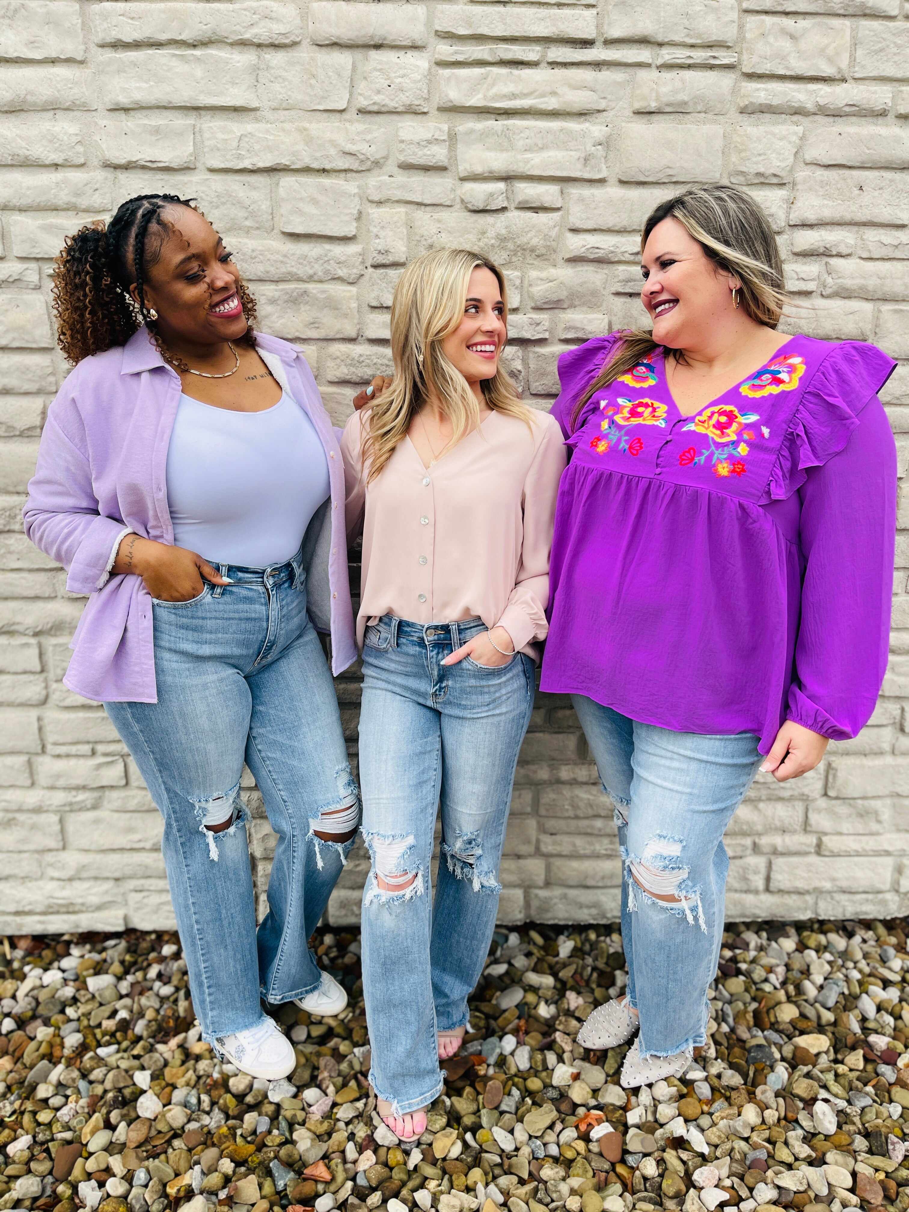 PLUS/REG Straight Outta The 90's Jeans