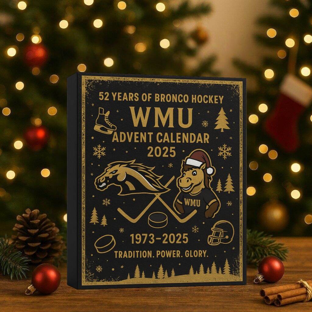 Western Michigan Broncos Men's Ice Hockey 52nd Anniversary Advent Calendar