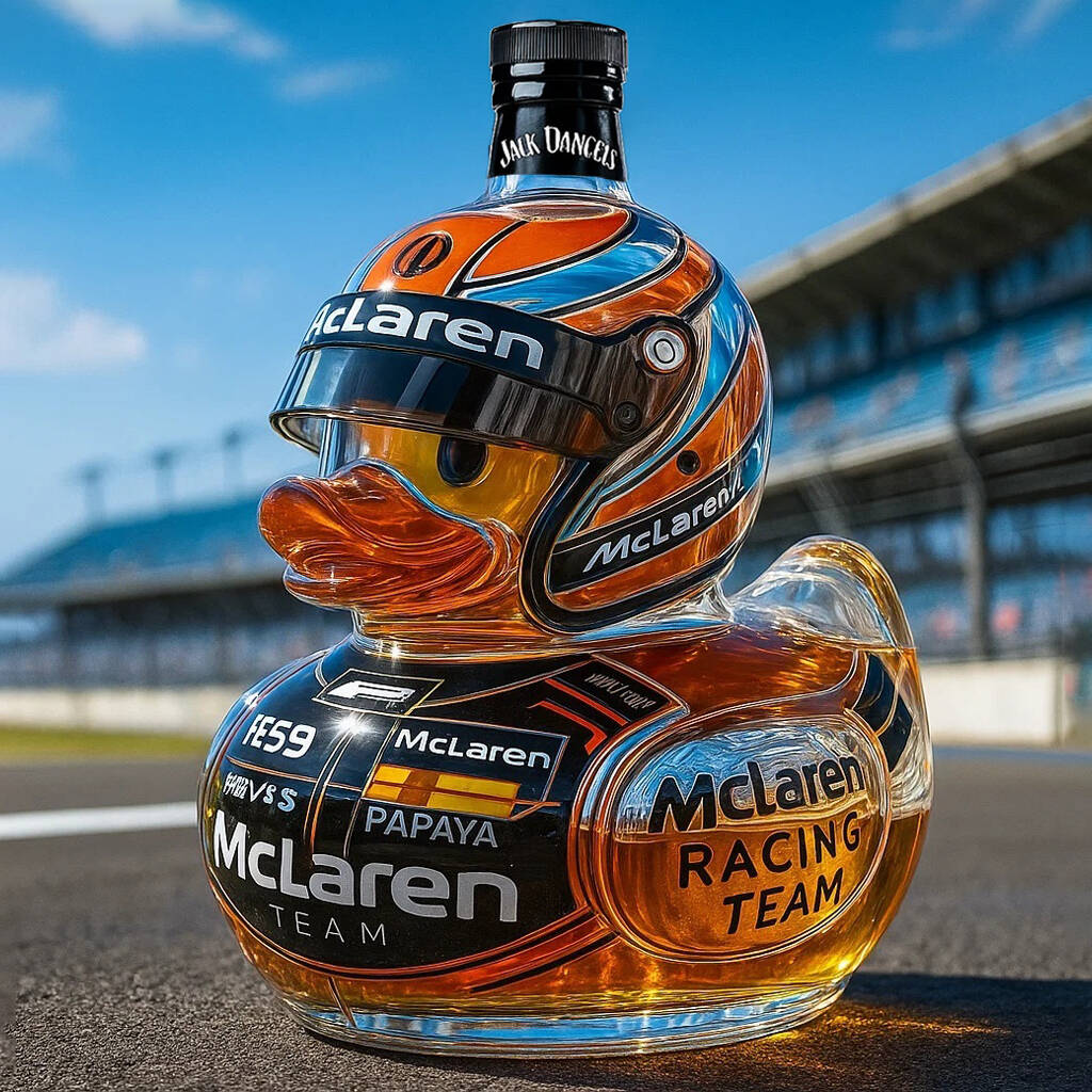 F1 Duck Whisky Bottle