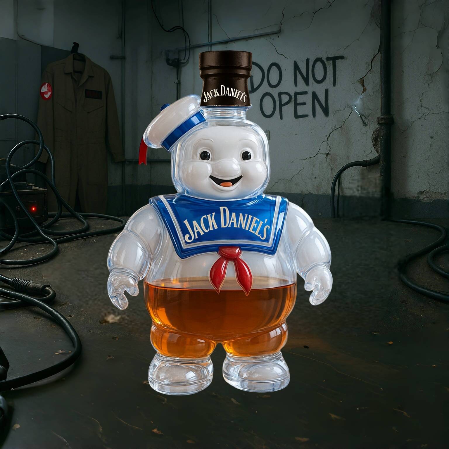 Ghostbusters 40th Anniversary Whiskey Bottle