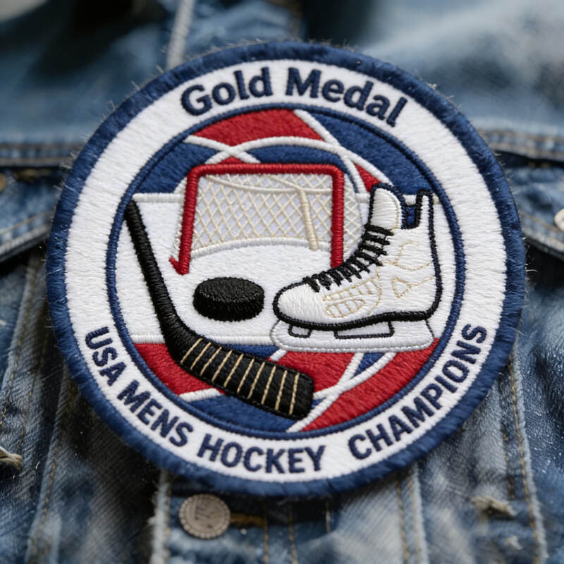 USA Men’s Hockey Olympic Gold Medal Patch